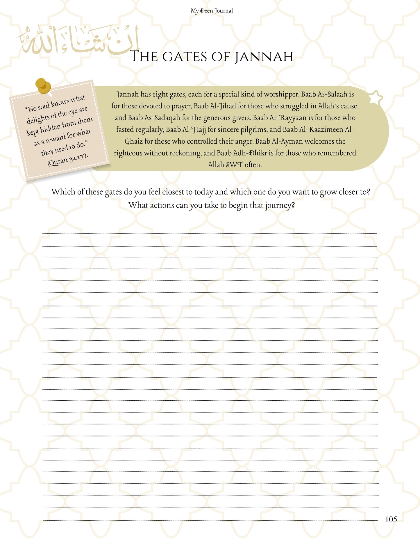 My Deen Journal