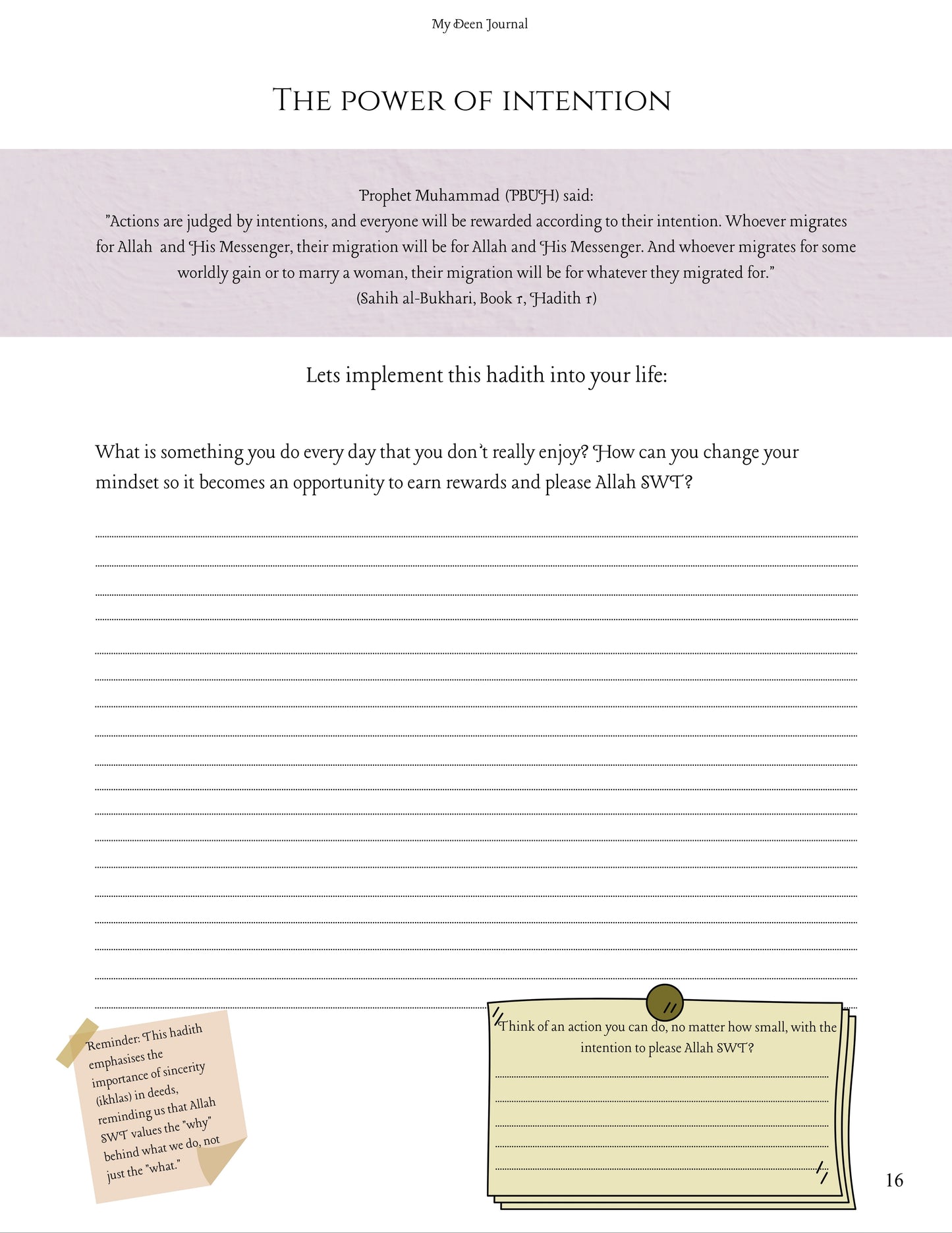 My Deen Journal