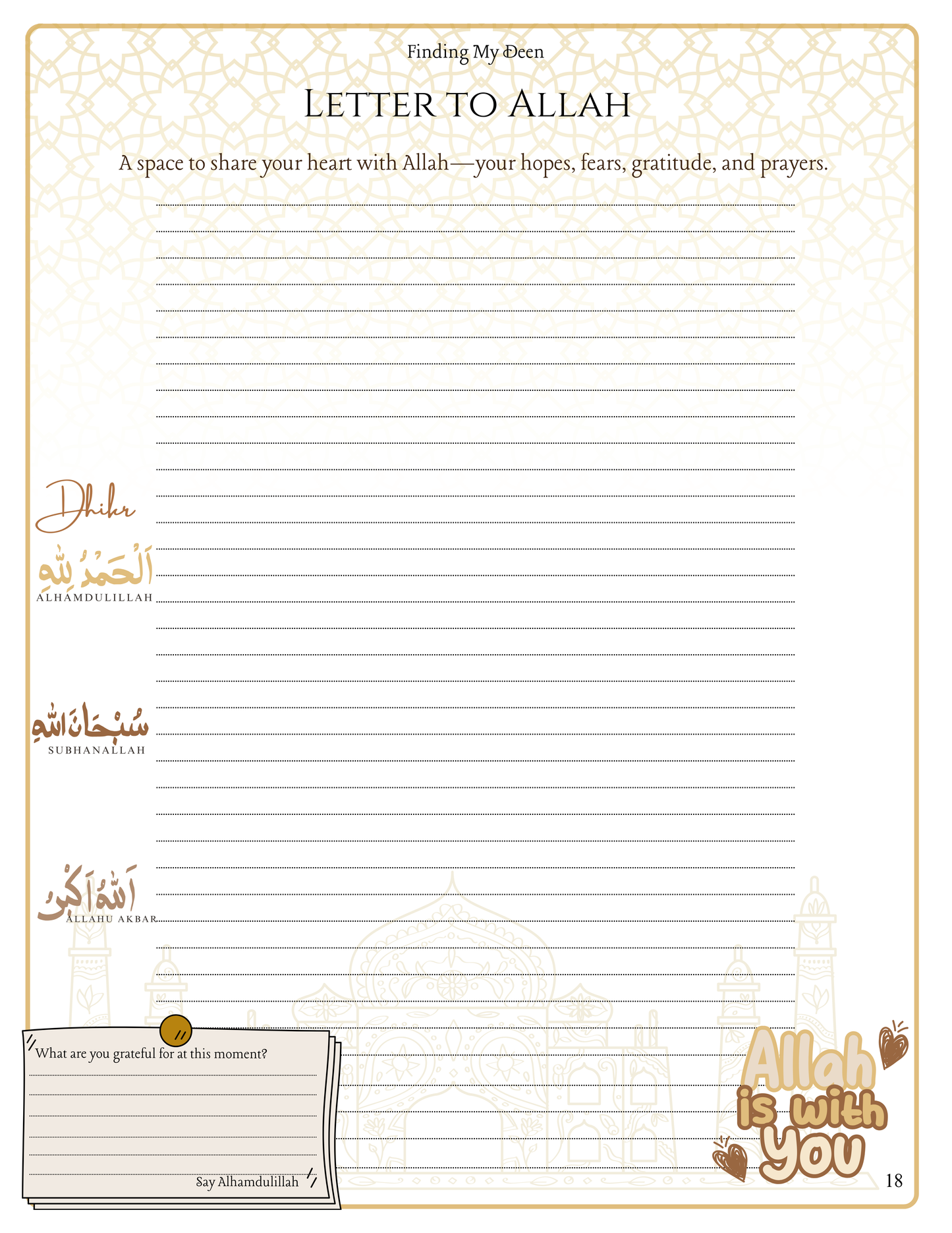 Finding My Deen Journal